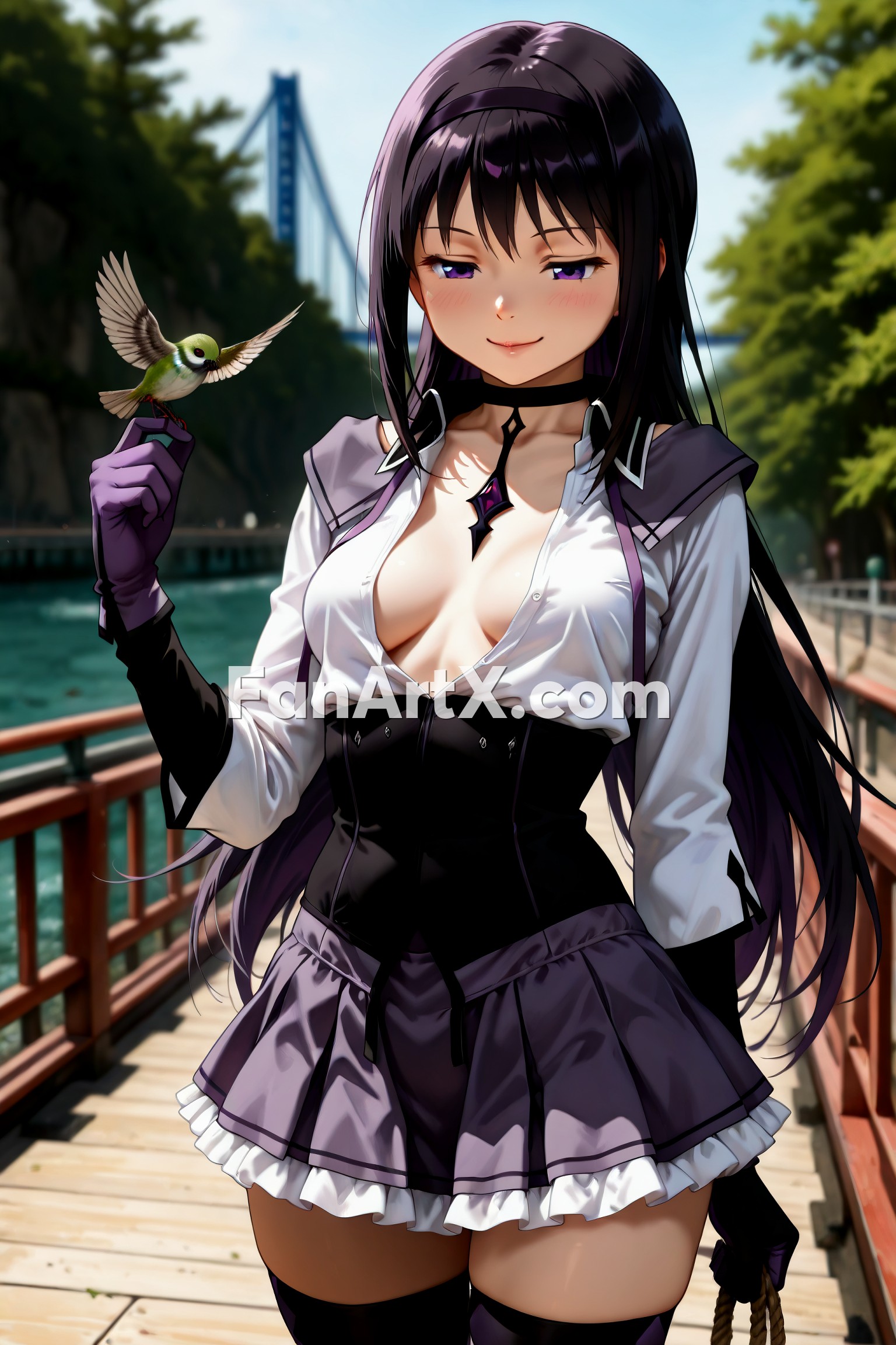 Akemi Homura Puella Magi Madoka Magica Fanart 2268601
